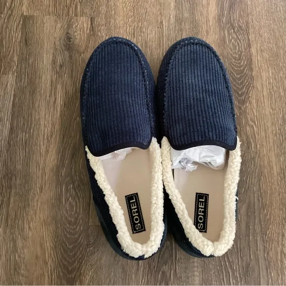 Sorel Dude Moc Slipper in Abyss