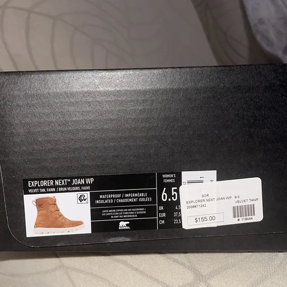 SOREL EXPLORER NEXT JOAN TAN BOOTS