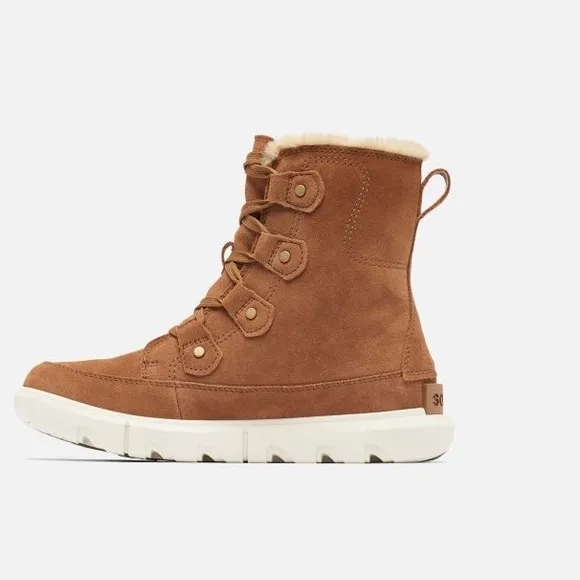 SOREL EXPLORER NEXT JOAN TAN BOOTS