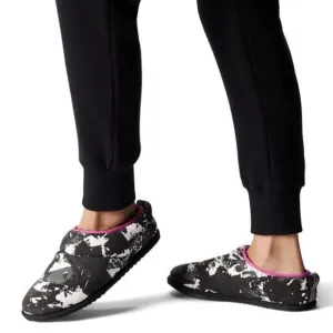 Sorel Go Bodega Run Slippers Faux Fur Slip On Quarry Black Size 7 NEW