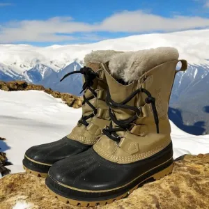 Sorel Kaufman Scout Waterproof Snow Duck Boots With Wool Lining Size 7