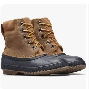 Sorel Kids Girls Outdoor Leather Rubber boots shoes sz 1