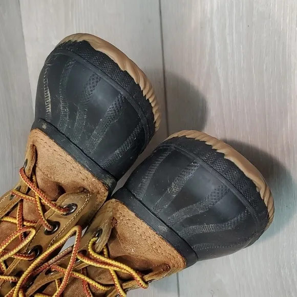 Sorel Kids Girls Outdoor Leather Rubber boots shoes sz 1