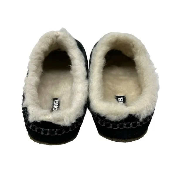 SOREL Mens Falcon Ridge II Slippers Black Dark Stone