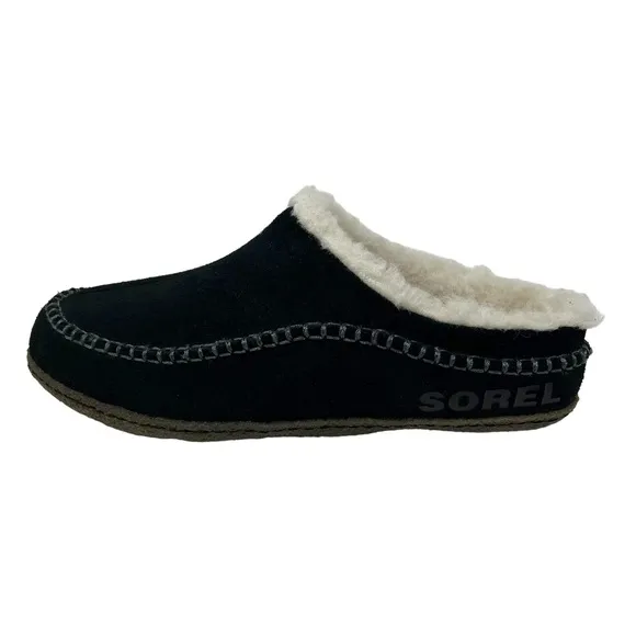 SOREL Mens Falcon Ridge II Slippers Black Dark Stone