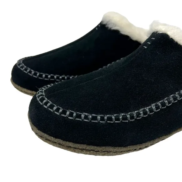 SOREL Mens Falcon Ridge II Slippers Black Dark Stone