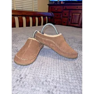 SOREL Mens Falcon Ridge Slip On Camel BrownSlippers Sz 8