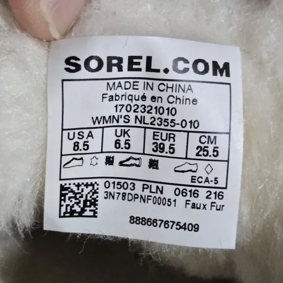 Sorel Out and About Moccasin Suede Slipper Booties Faux Fur Lined US 8.5 EU 39.5