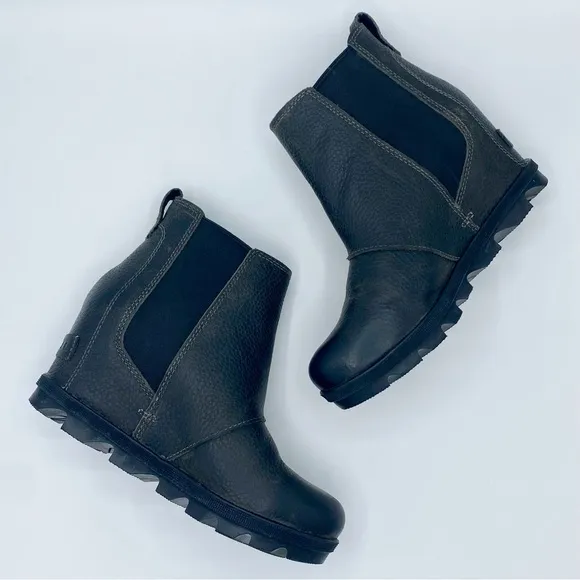 Sorel Quarry Joan Of Arctic Wedge II Chelsea Bootie Size 6.5