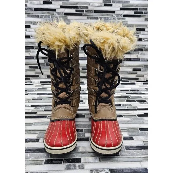 Sorel Trail Autumn Bronze Tofino II Women's Winter Boots Size 6.5
