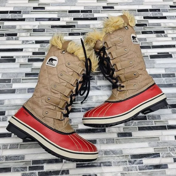 Sorel Trail Autumn Bronze Tofino II Women's Winter Boots Size 6.5
