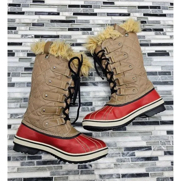 Sorel Trail Autumn Bronze Tofino II Women's Winter Boots Size 6.5