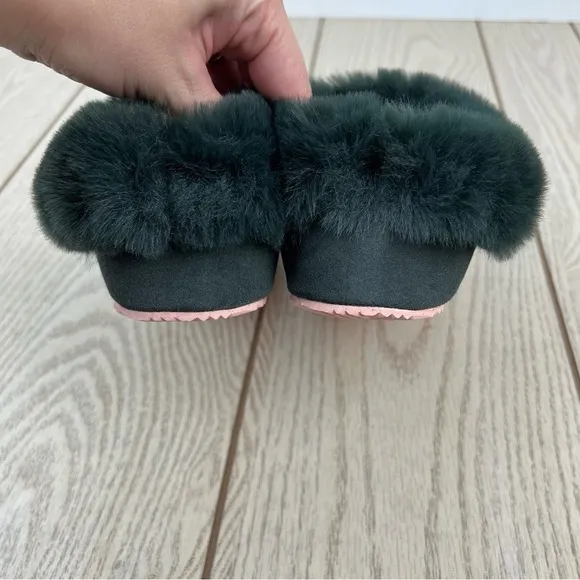Sorel Women's Go - Coffee Run Slippers US5 Dark Moss (Green) Peach Blossom $100