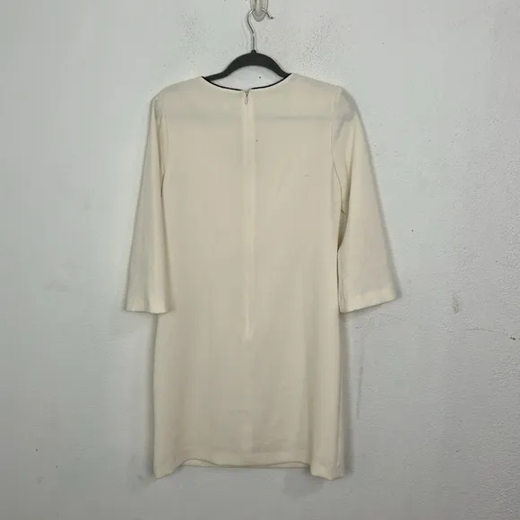Soshanna ivory minimalist midi dress size 6