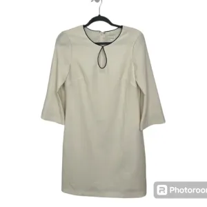 Soshanna ivory minimalist midi dress size 6