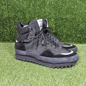 Spalwart Black Marathon Athletic Trail Hiking Mid‎ Boots Mens Size US 11.5