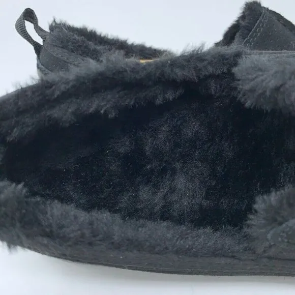 Spenco Mens Supreme Slip On Slippers Black Split