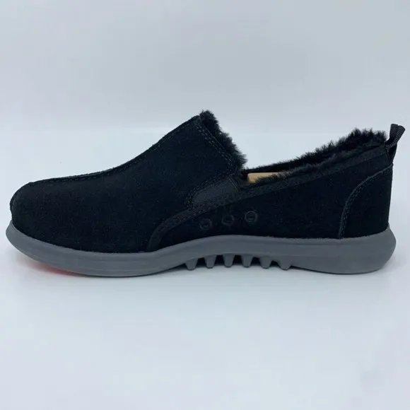 Spenco Mens Supreme Slip On Slippers Black Split