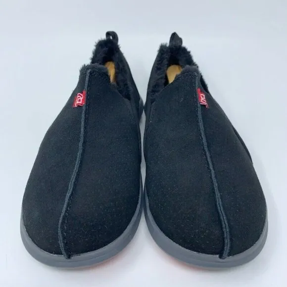 Spenco Mens Supreme Slip On Slippers Black Split