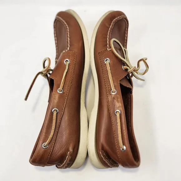 Sperry Authentic Original Boat Shoes Mens 11.5 M Brown Leather Comfort Loafers