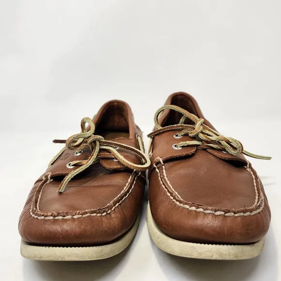 Sperry Authentic Original Boat Shoes Mens 11.5 M Brown Leather Comfort Loafers