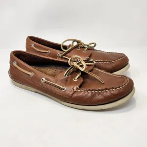 Sperry Authentic Original Boat Shoes Mens 11.5 M Brown Leather Comfort Loafers
