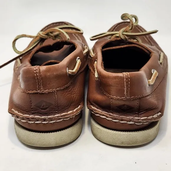 Sperry Authentic Original Boat Shoes Mens 11.5 M Brown Leather Comfort Loafers