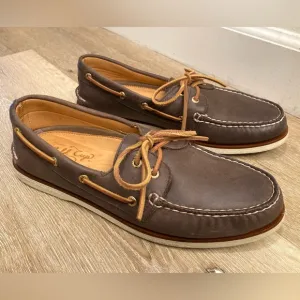 Sperry Gold Cup Luxury Collection Brown Boat Shoes Penny Loafers Mens US 11.5