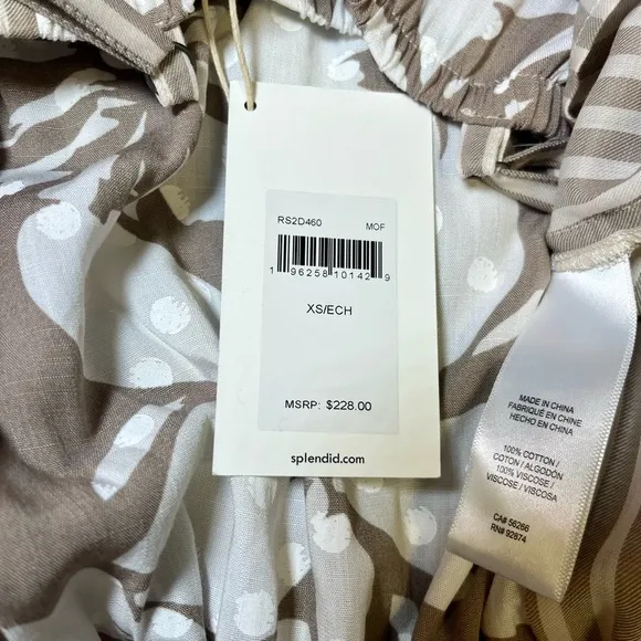 Splendid Misty Patchwork Midi Dress