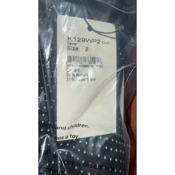 ST. JOHN Vintage '90s Silver Studded Polka Dot Black Wrap Dress NWT US 2
