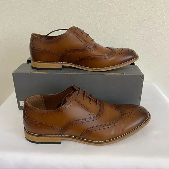 STACY ADAMS Dunbar Wing tip Oxford Dress Shoes