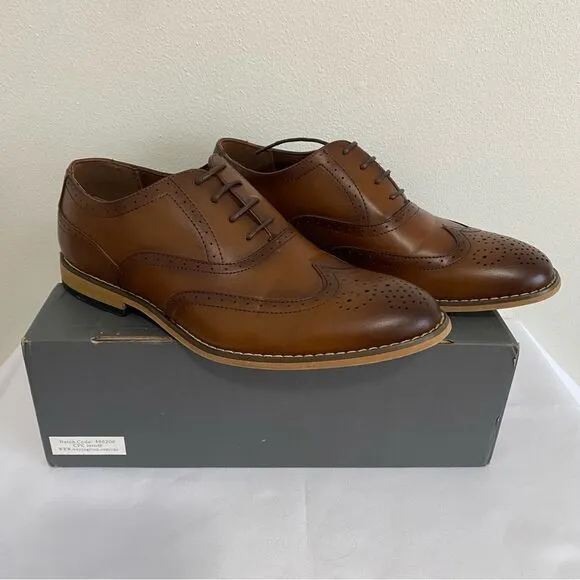 STACY ADAMS Dunbar Wing tip Oxford Dress Shoes