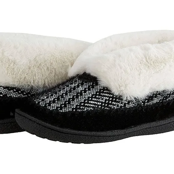 STAHEEKUM SUEDE LEATHER SLUMBER FARMHOUSE COZY MEMORY FOAM SLIPPERS NWT SZ 8