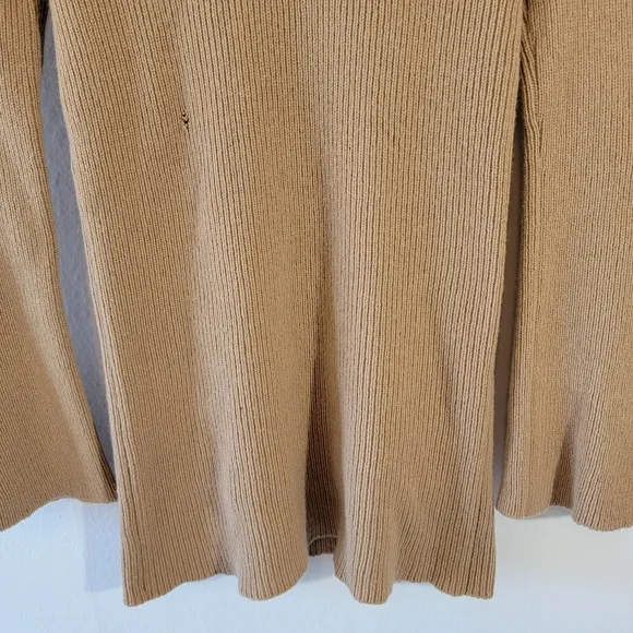 STELLA McCARTNEY Made in Italy Brown Sweater Dress Sz S Cowlneck Quite Luxury