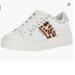 Steve Madden Leopard/Studded Detailed &quot;Belle&quot; Sneakers Size 8.5 NWT