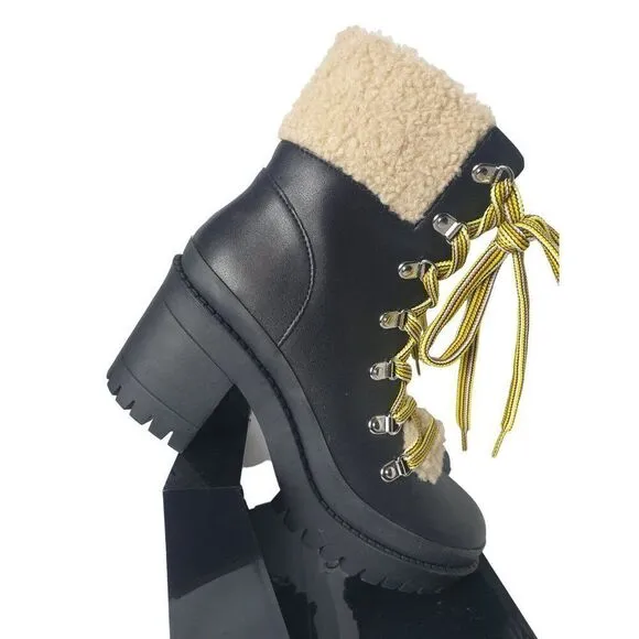 Steve Madden Women's Bundle Up Boots 8 Heel Platform Ankle Boots Size 8 NWOT