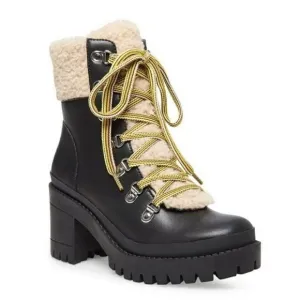 Steve Madden Women's Bundle Up Boots 8 Heel Platform Ankle Boots Size 8 NWOT