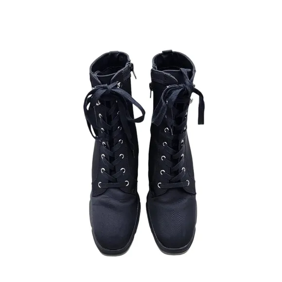 Steve Madden Women's Hani Ankle Booties Combat &amp; Lace-up Boots Black - 11