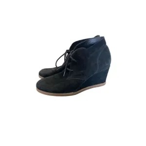 Steven by Steve Madden Womens Ankle Boots Lace Up Suede Black EU 37