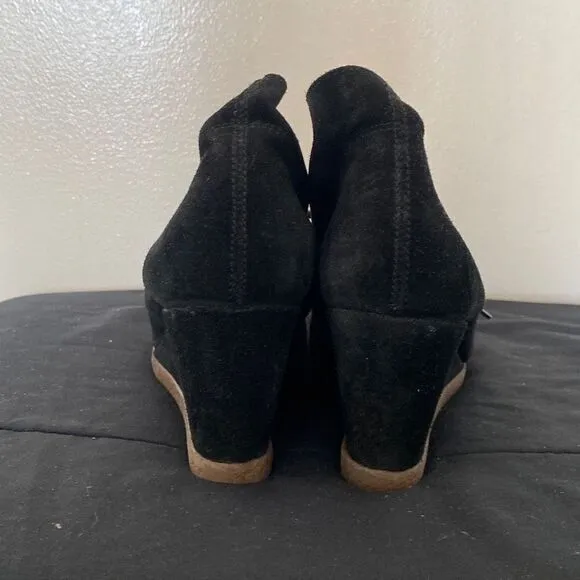 Steven by Steve Madden Womens Ankle Boots Lace Up Suede Black EU 37