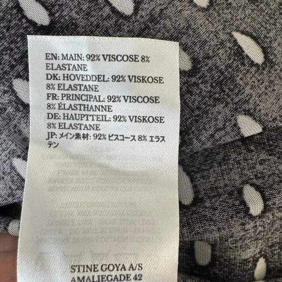 Stine Goya Faux Wrap A-Line Polka Dot Dress