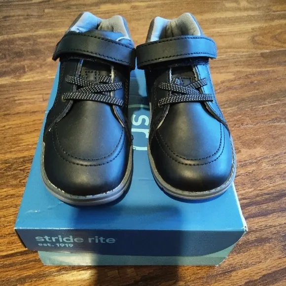 Stride Rite Black Kids Shoes