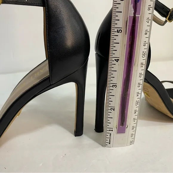 Stuart Weitzman Shoes Black Classic 4” Heels Size 6 Dressy Sandal