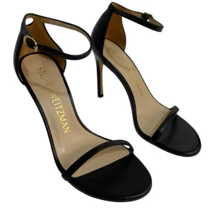 Stuart Weitzman Shoes Black Classic 4” Heels Size 6 Dressy Sandal