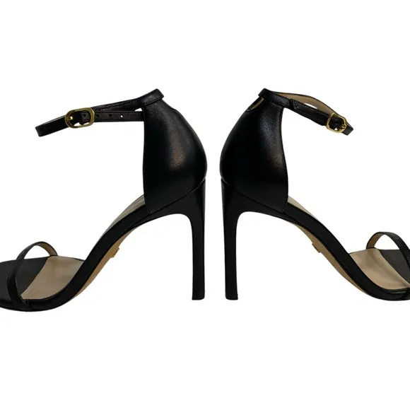 Stuart Weitzman Shoes Black Classic 4” Heels Size 6 Dressy Sandal