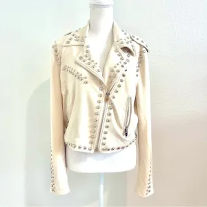 Studded Cream Buddy Love Jacket