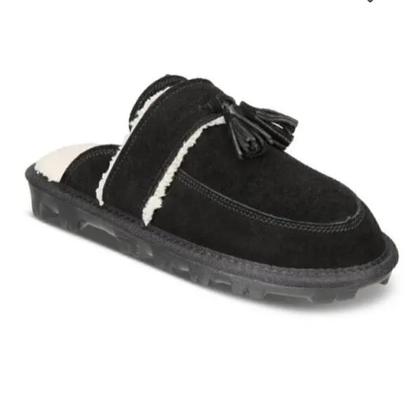 Style &amp; Co LANEYY TASSEL LEATHER  SLIPPERS slip on Women's Shoes size 7M
