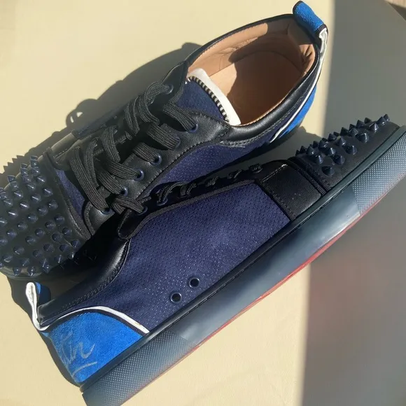 Stylish Black and Blue Men's Shoes