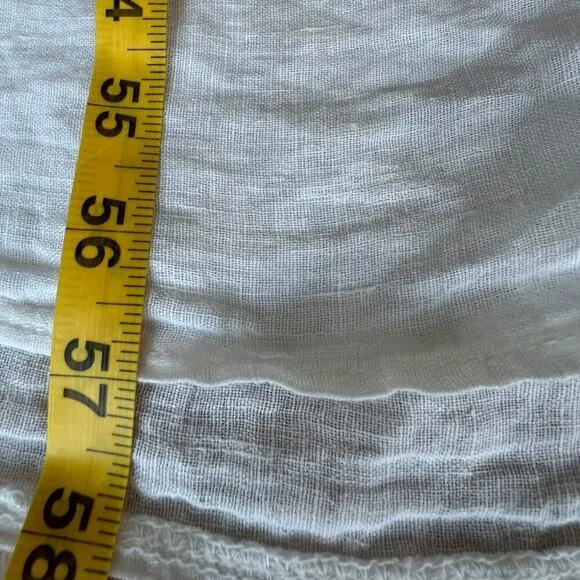 Sunday Saint Tropez Dress Maxi 100% Linen Long Cover-up Luxury One Size Italy
