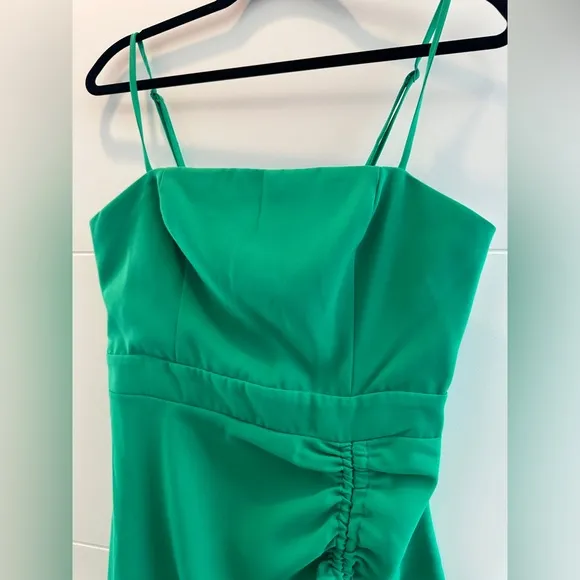 Superdown revolve fabiana Kelly green dress luxury formal vacation wedding S
